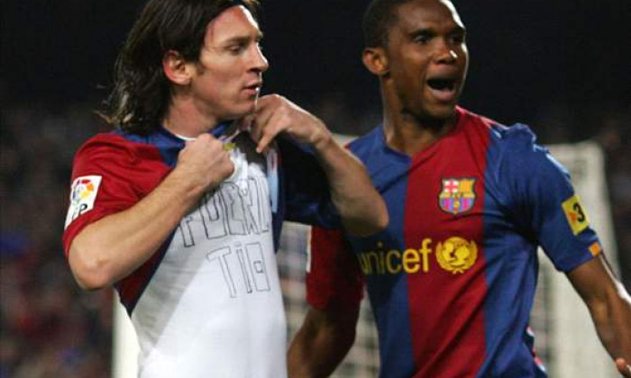 etoo messi