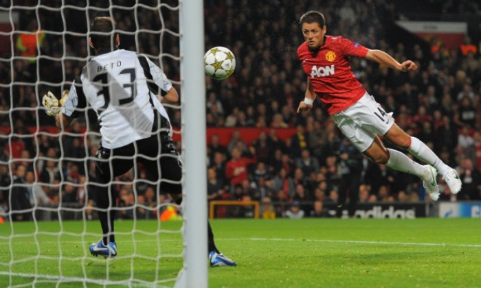 chicharito gol cu braga