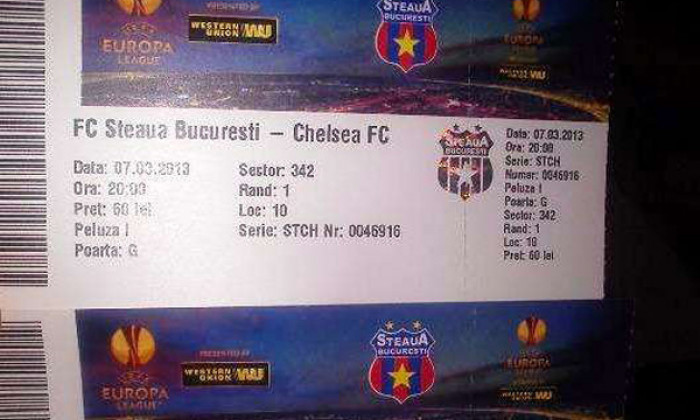 bilete steaua chelsea