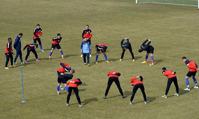 steaua antrenament inainte de meci mediafax