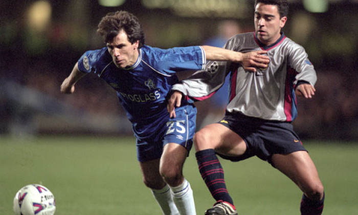 zola xavi chelsea barcelona 1999 2000 guardian