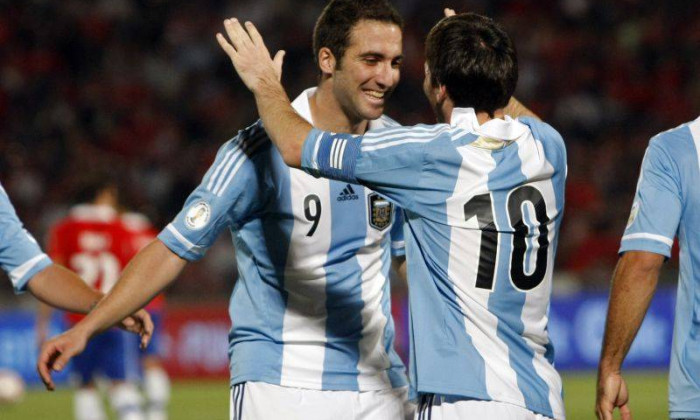 higuain messi nationala