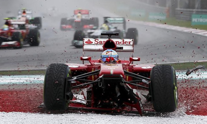 masina lui alonso la sepang