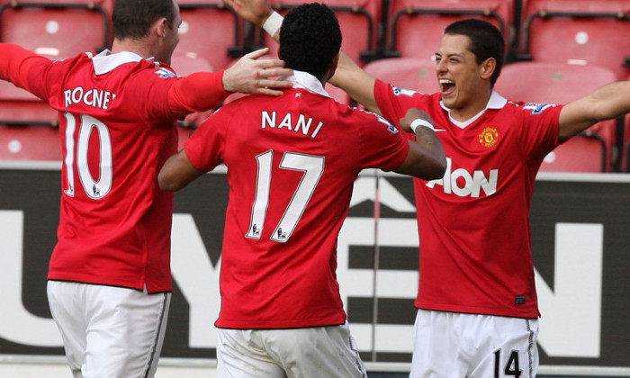 ronney chicharito nani united