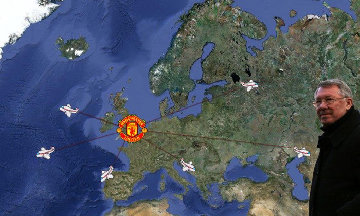 manchester avioane europa ferguson