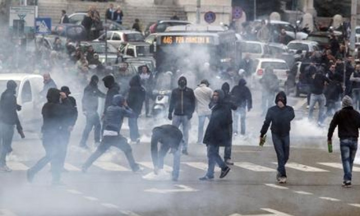 incidente as roma lazio