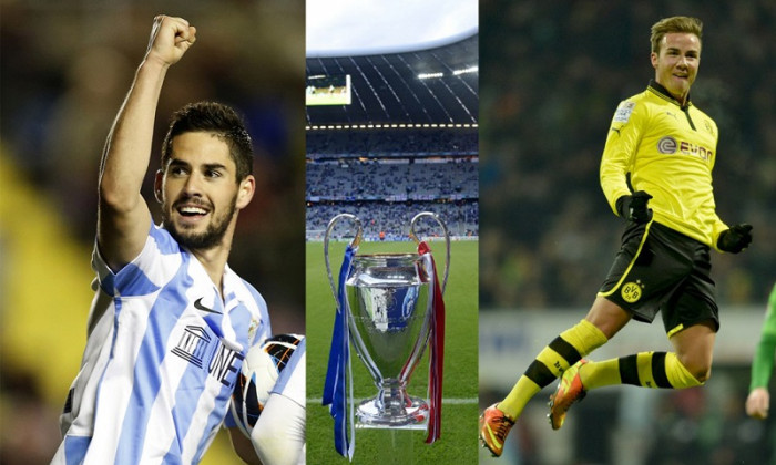 malaga borussia isco gotze