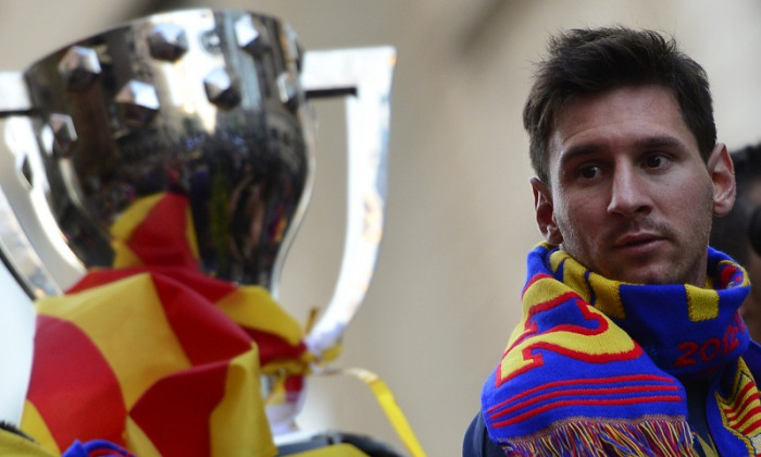 messi trofeu campion barcelona MFX