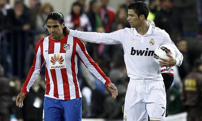 falcao real madrid cristiano