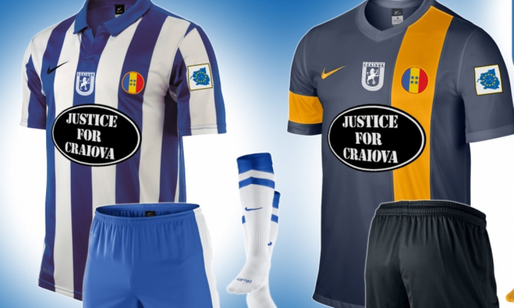 Write email aesthetic Regan Universitatea Craiova și-a stabilit noile tricouri. “Justice for Craiova“