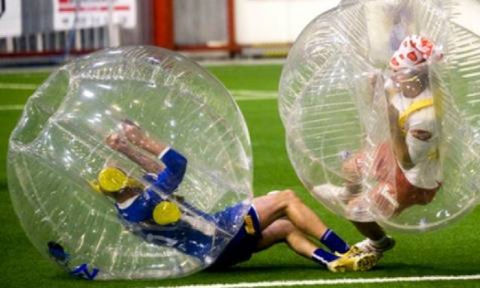 bubble football