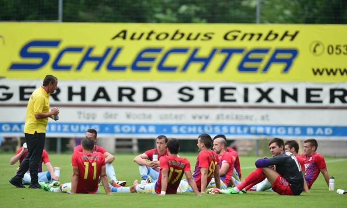 steaua la antrenament