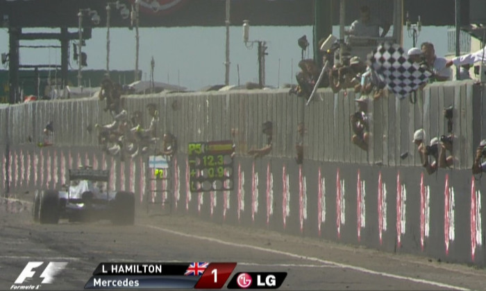 hamilton finish