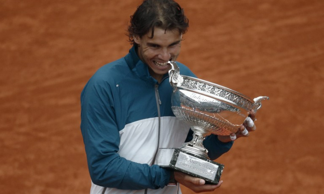 rafael nadal trofeu roland garros
