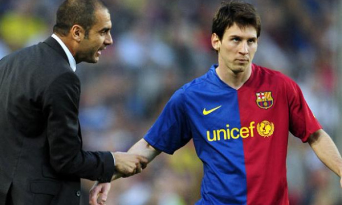 messi guardiola