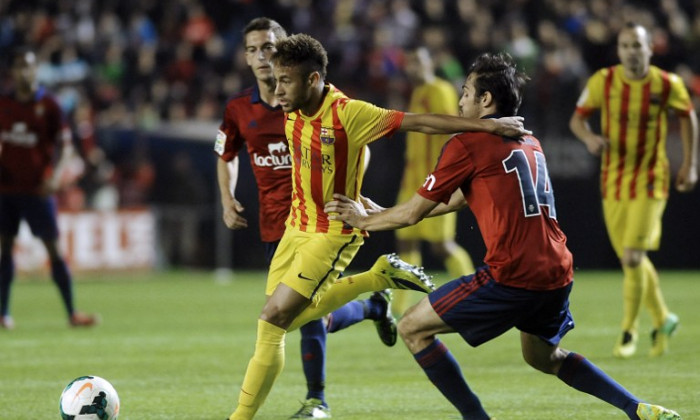 neymar osasuna barcelona