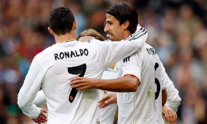 khedira ronaldo real