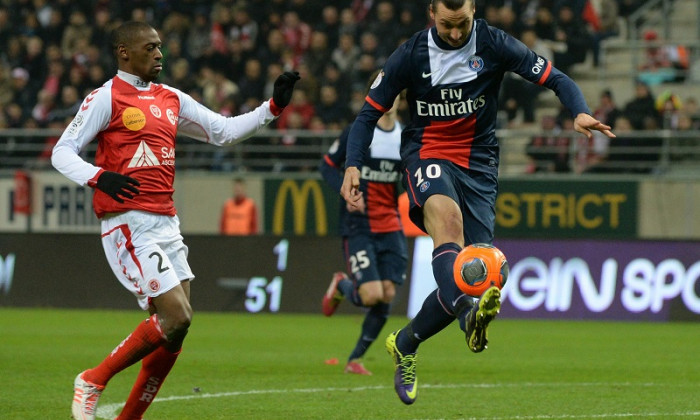 reims psg 0-3 zlatan