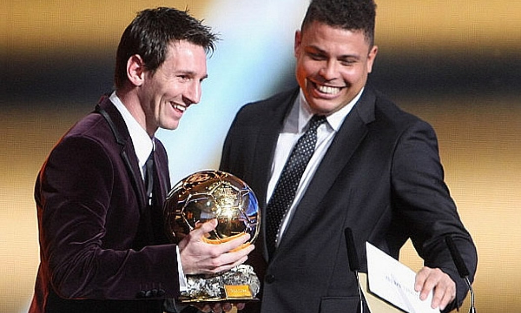 ronaldo nazario messi balon de aur