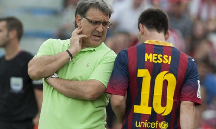 tata martino lionel messi barcelona