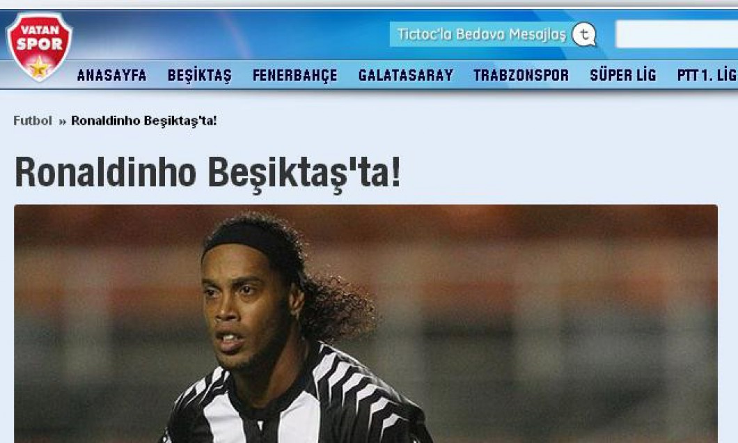 ronaldinho besiktas