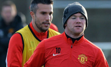 rooney van persie manchester united