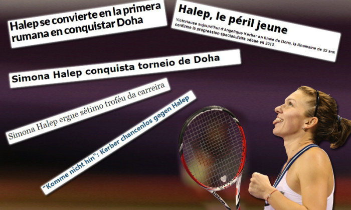 halep presa straina