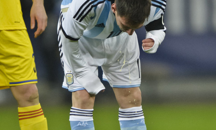 messi vomita