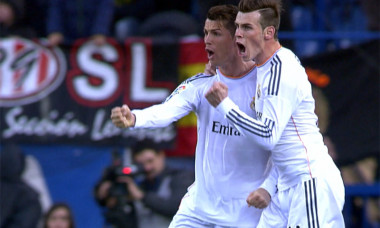 bucurie gol Ronaldo - Bale