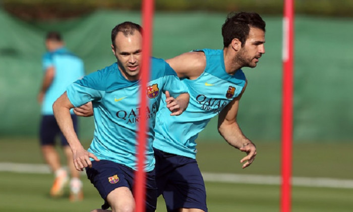 iniesta fabregas fcb