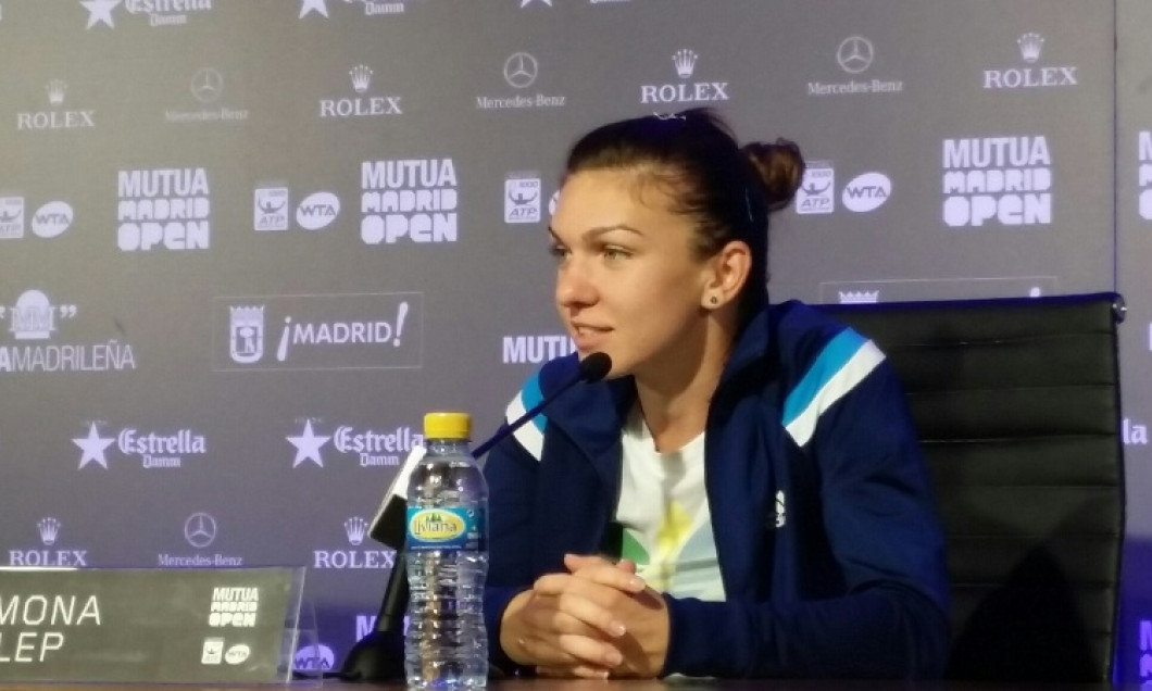 simona halep la conferinta madrid