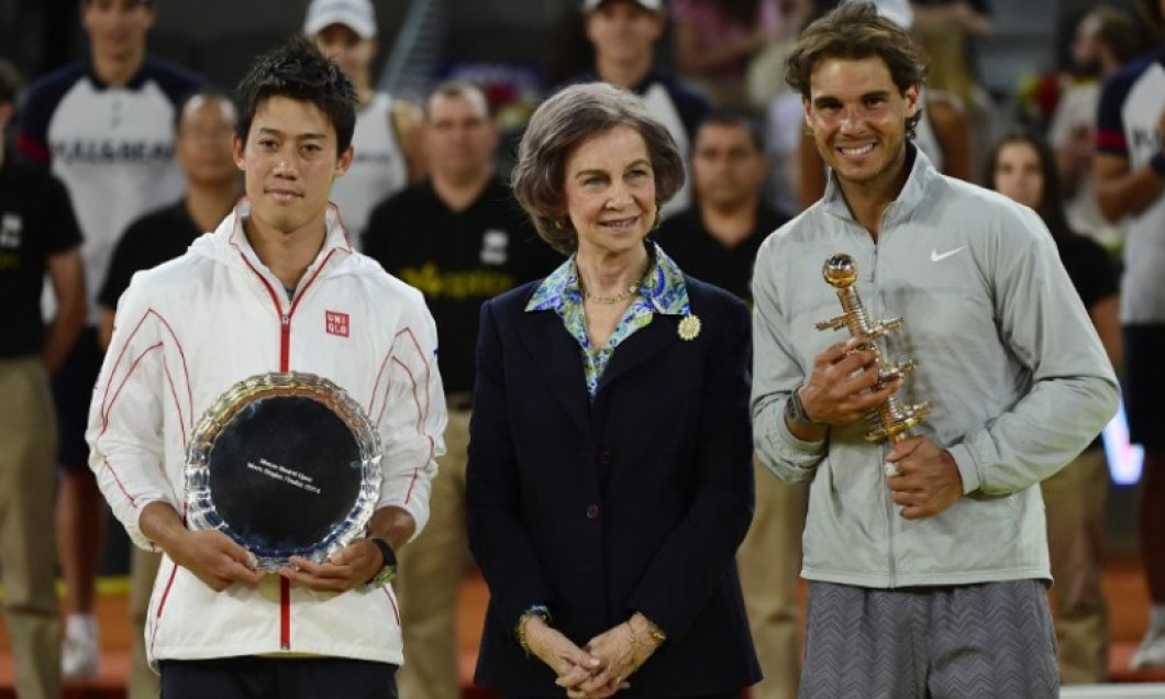 nadal nishikori trofeu madrid