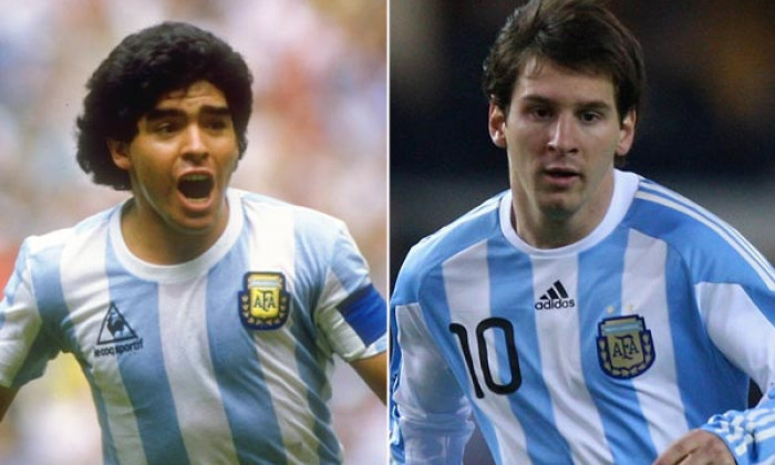 maradona messi