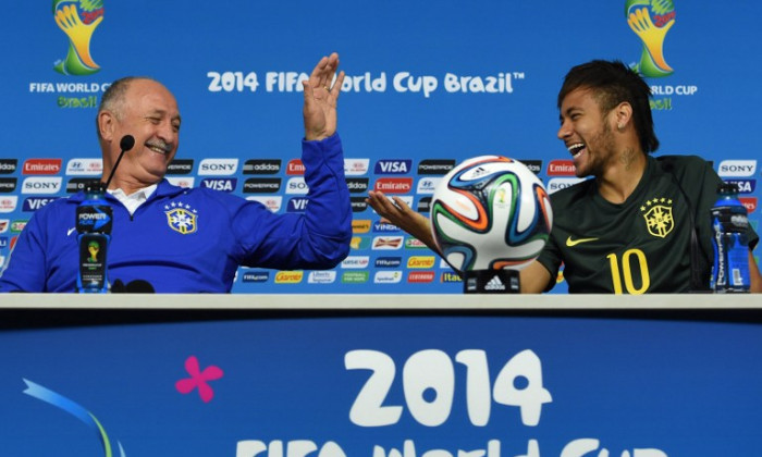 scolari neymar