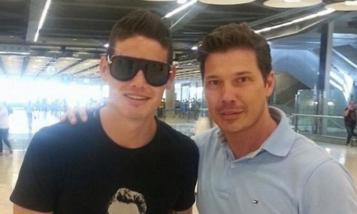 james rodriguez real madrid aeroport