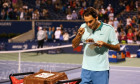 federer mananca tort