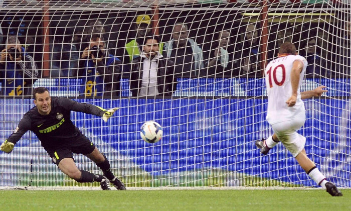 totti handanovic roma