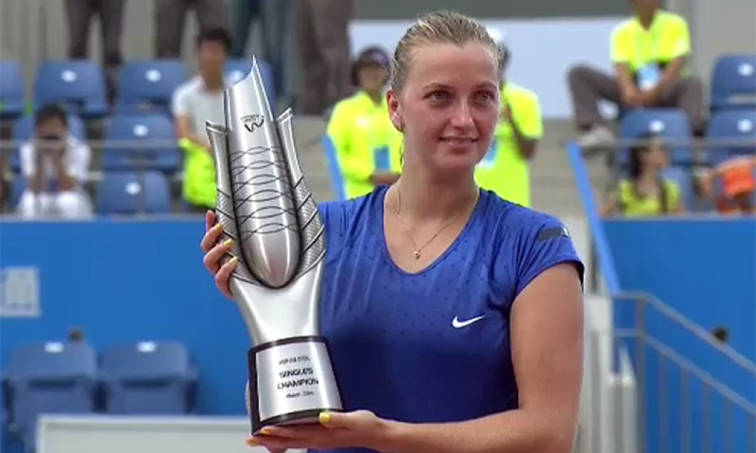 Kvitova trofeu