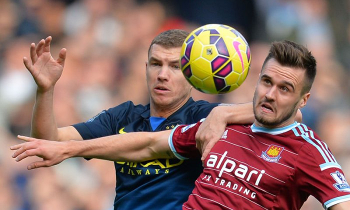 dzeko jenkinson west ham city