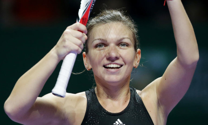 halep fericita prim plan