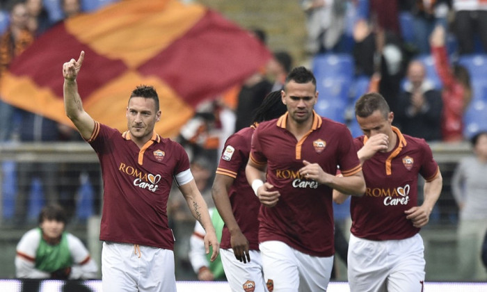 francesco totti leandro castan