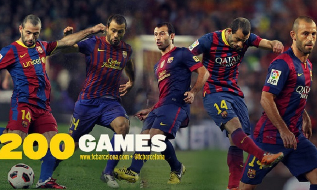 javier mascherano barcelona 200