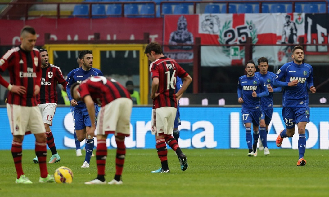 milan - sassuolo 1-2