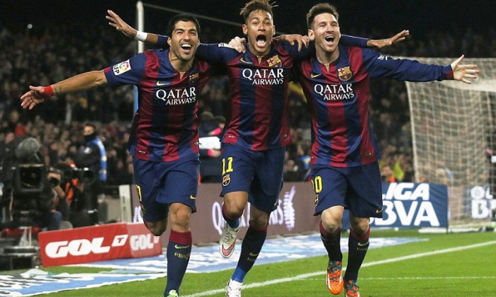 neymar messi suarez