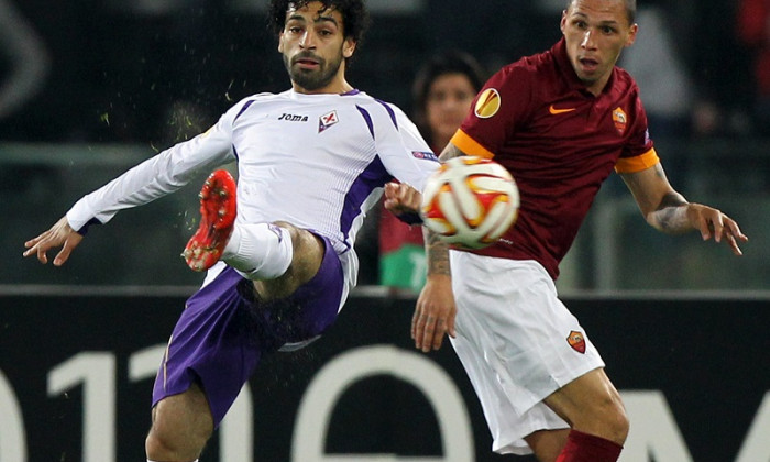 salah roma - fiorentina