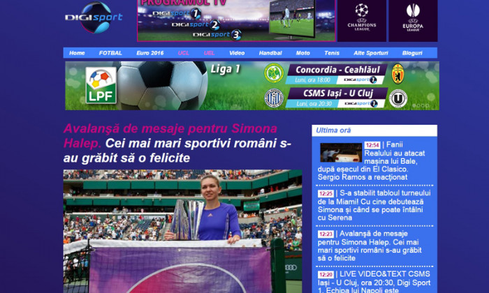 site digisport.ro cifre