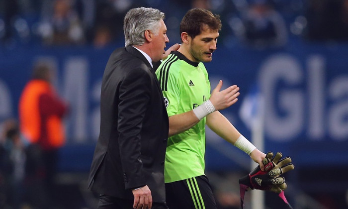 ancelotti casillas