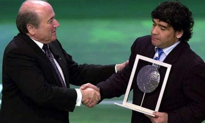 maradona blatter