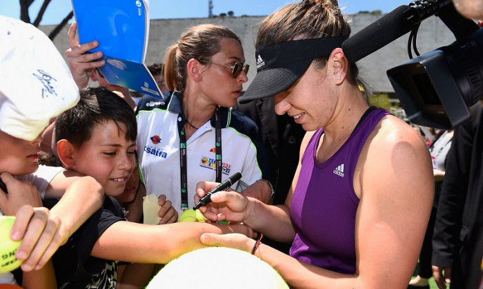 halep autografe roma