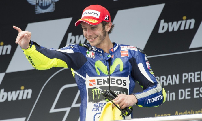 valentino rossi podium